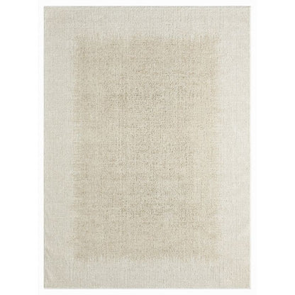 DKNY Grand Street Ivory Beige Grid Pattern Rug