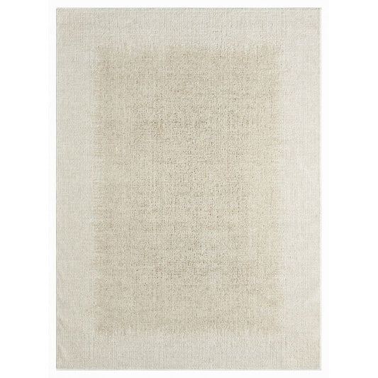 DKNY Grand Street Ivory Beige Grid Pattern Rug