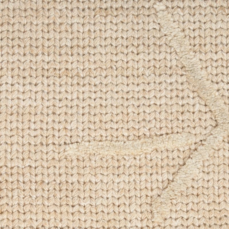 Calvin Klein Wander Natural Abstract Wool Rug