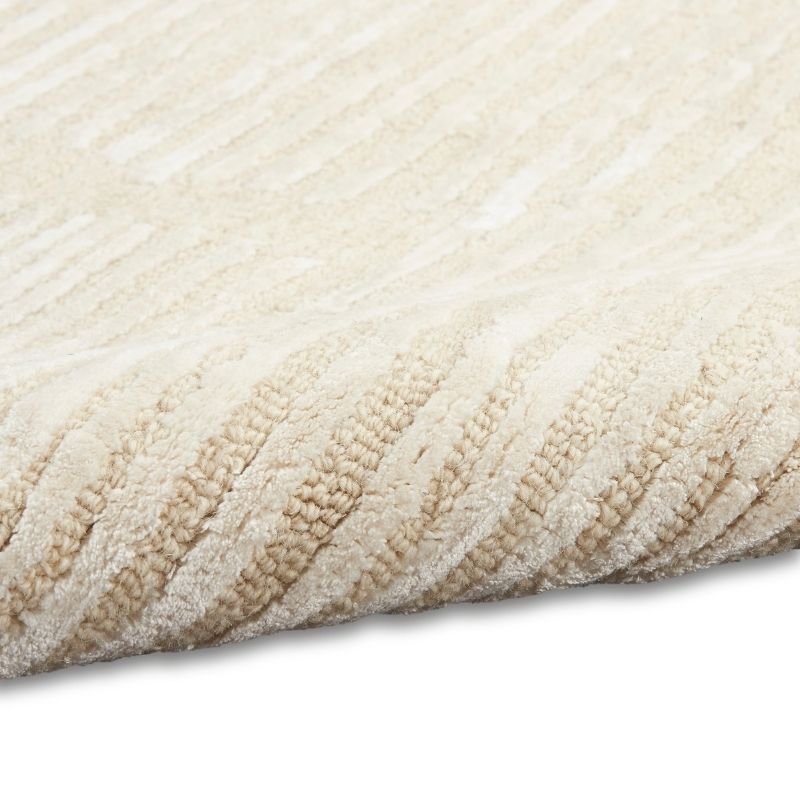Calvin Klein Linear Abstract Ivory Rug