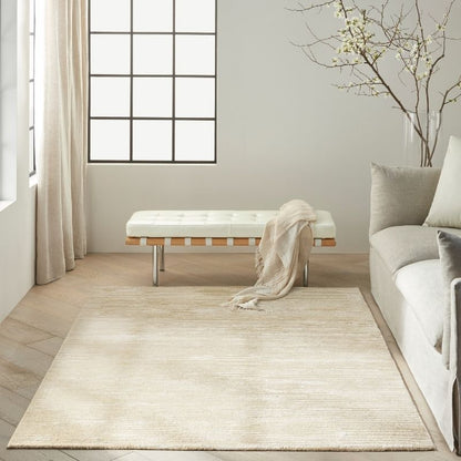 Calvin Klein Linear Abstract Ivory Rug