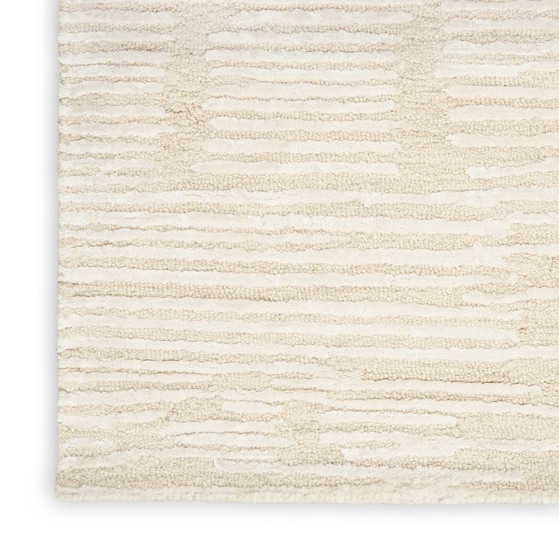 Calvin Klein Linear Abstract Ivory Rug