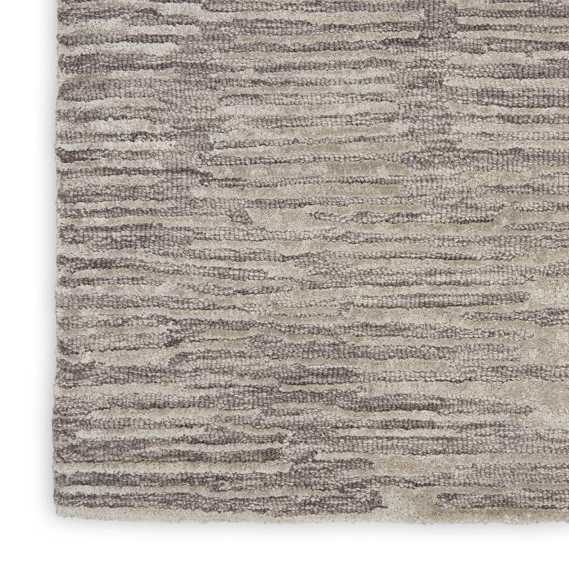 Calvin Klein Linear Abstract Grey Rug