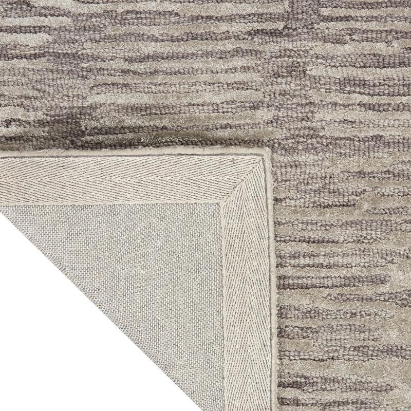 Calvin Klein Linear Abstract Grey Rug
