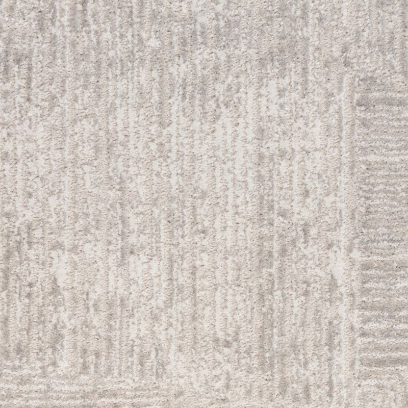 Calvin Klein Irradiant Silver Abstract Rug