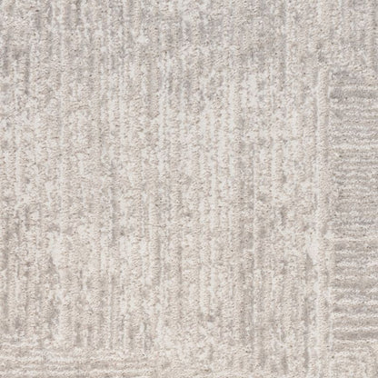 Calvin Klein Irradiant Silver Abstract Rug
