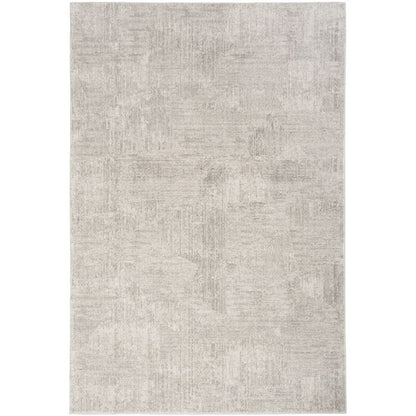 Calvin Klein Irradiant Silver Abstract Rug