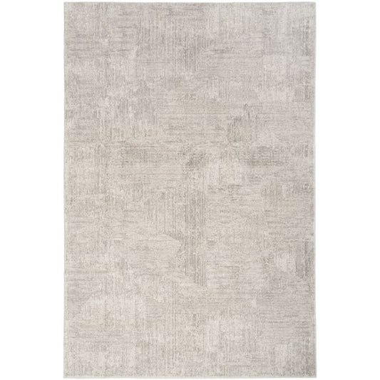 Calvin Klein Irradiant Silver Abstract Rug