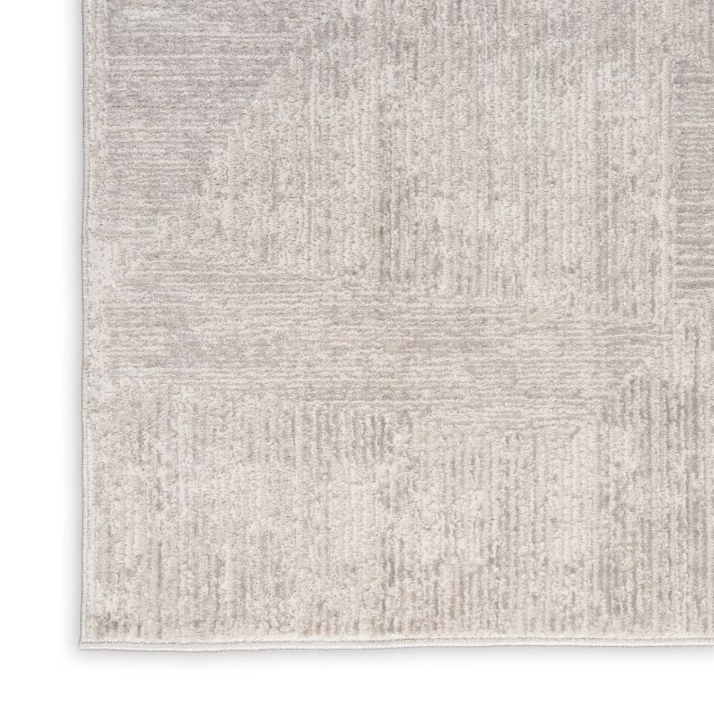 Calvin Klein Irradiant Silver Abstract Rug