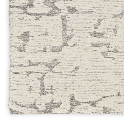 Calvin Klein Sculptural Abstract Grey Rug