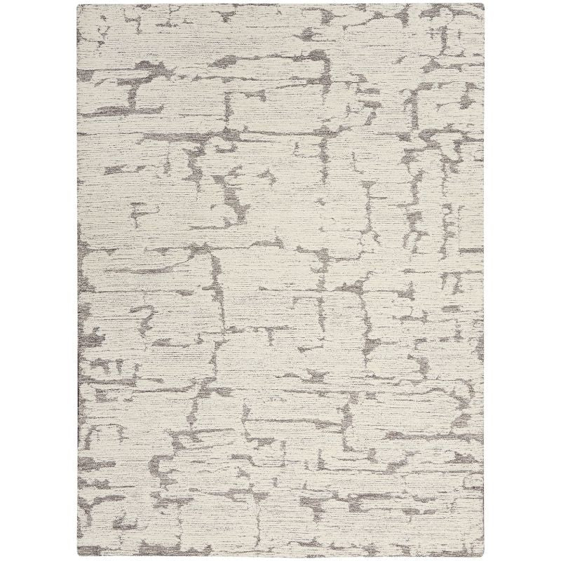 Calvin Klein Sculptural Abstract Grey Rug