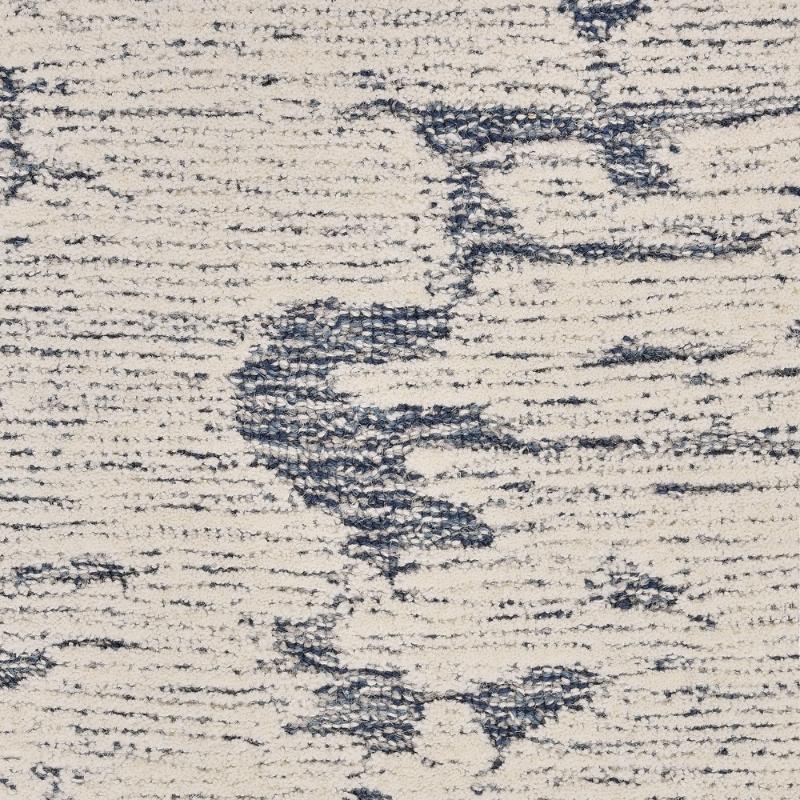 Calvin Klein Sculptural Abstract Blue Rug