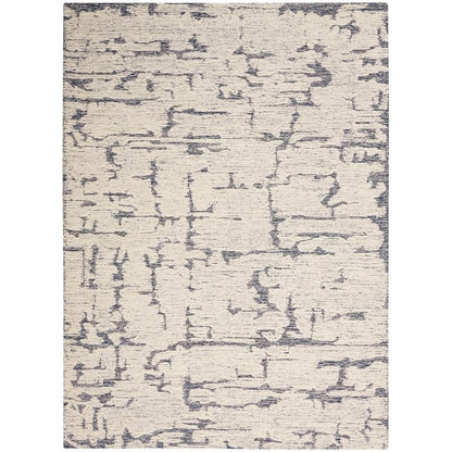 Calvin Klein Sculptural Abstract Blue Rug