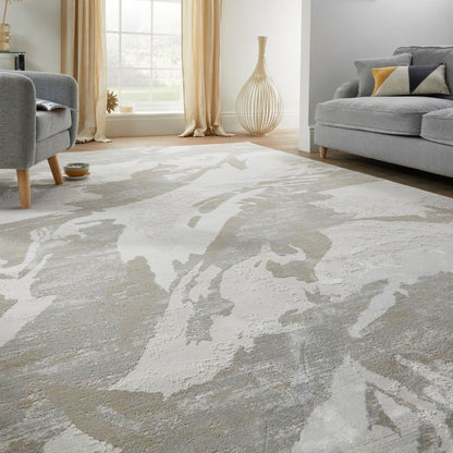 Concept Looms Skyline Organic Design Rug - Ivory Grey