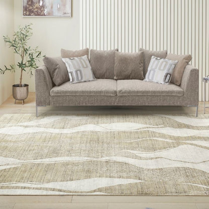 Concept Looms Dune Wave Rug - Ivory Mink