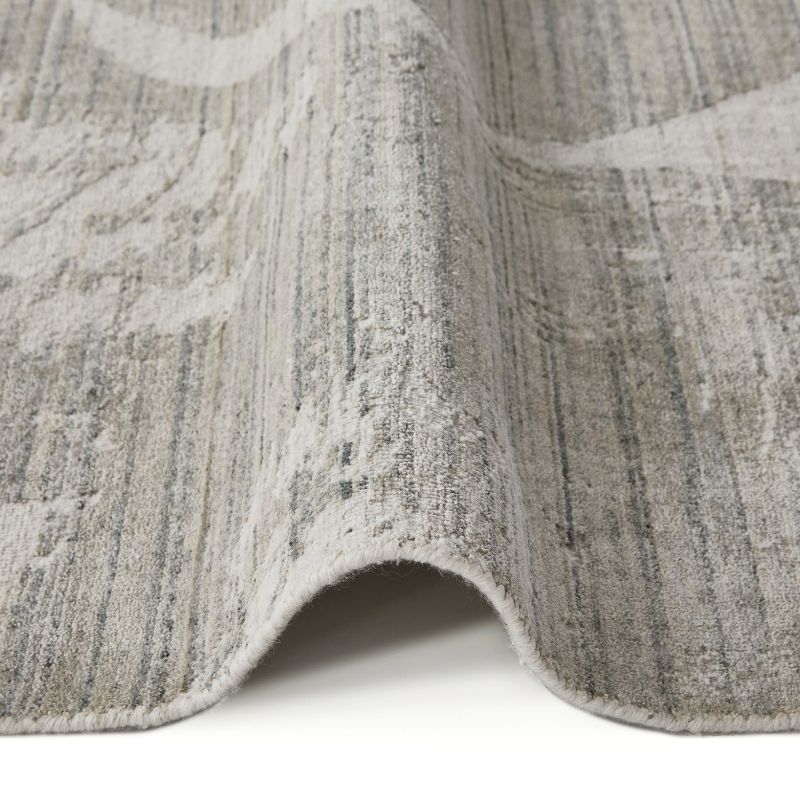 Concept Looms Dune Textured Rug - White, Light Blue, Grey