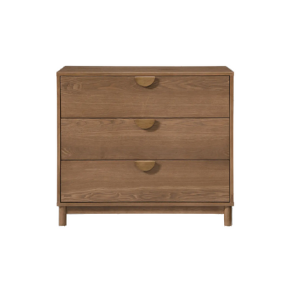 Twenty 10 Designs Arc Dark Oak 3 Drawer Chest of Drawers
