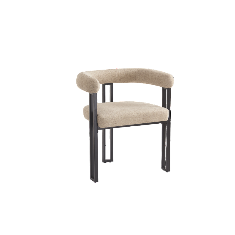 Twenty 10 Designs Bloom Dining Chair in Oatmeal Soft Weave