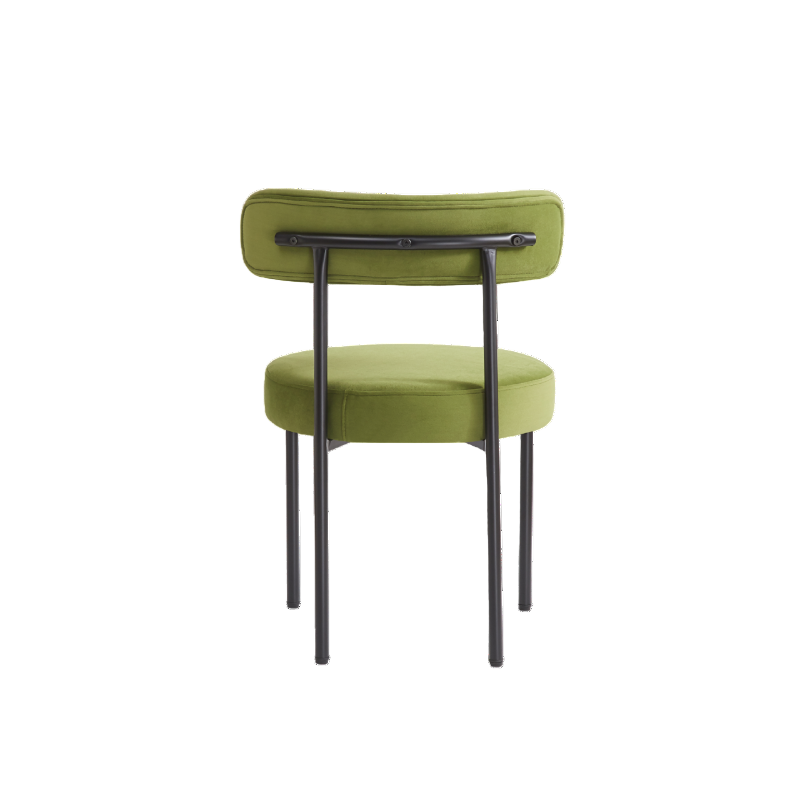 Twenty 10 Designs Flora Dining Chair in Olive Velvet