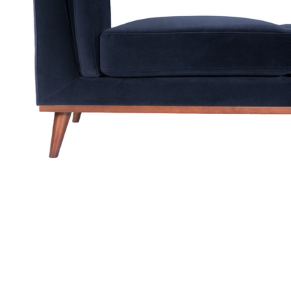Twenty 10 Designs Mickey Two Seat Sofa in Midnight Blue