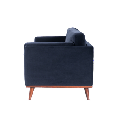 Twenty 10 Designs Mickey Two Seat Sofa in Midnight Blue