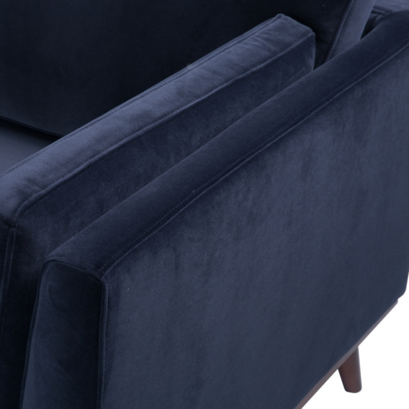 Twenty 10 Designs Mickey Two Seat Sofa in Midnight Blue