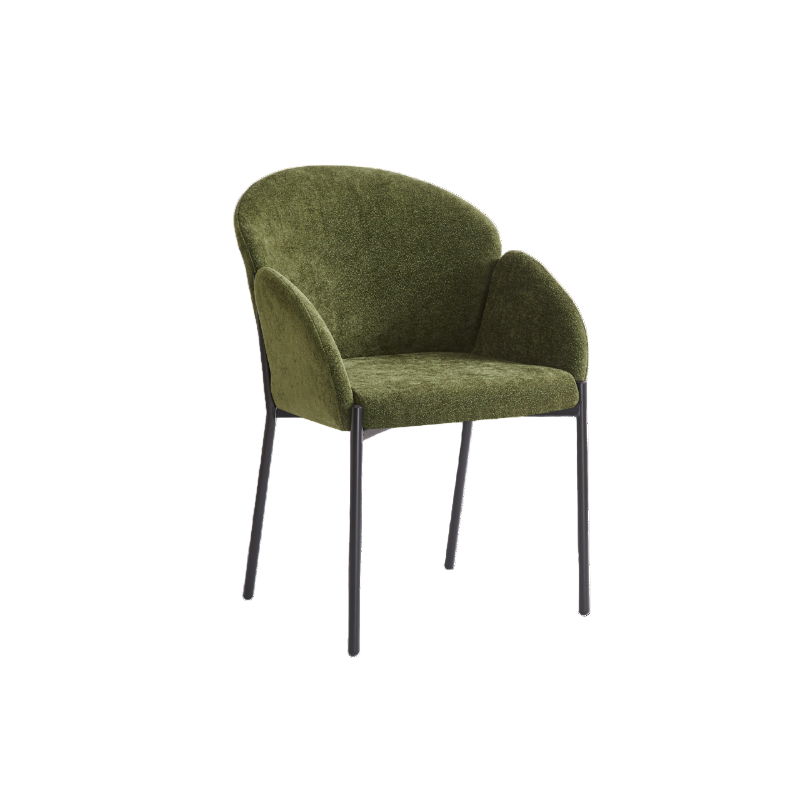 Twenty 10 Designs Petal Dining Chair in Olive Soft Weave