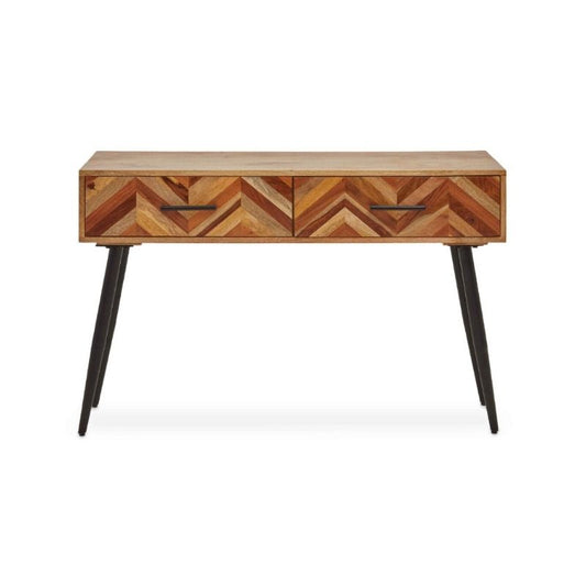 Ardela & Co Bohemia Two Drawer Mango Wood Console Table