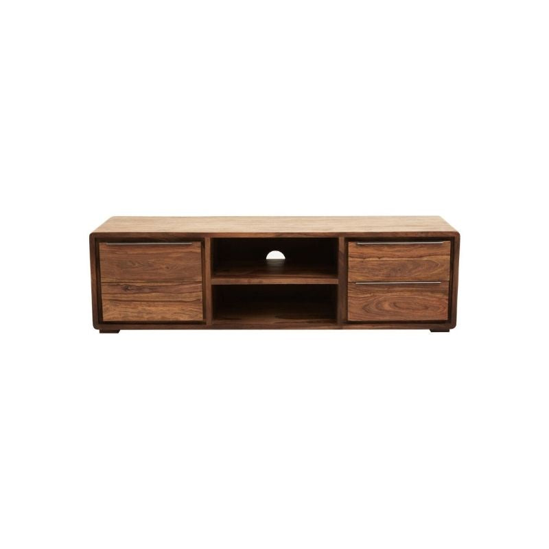 Ardela & Co Sloane One Door Two Drawers Sheesham And Acacia Wood Media Unit