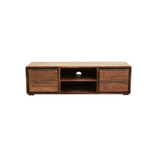 Ardela & Co Sloane One Door Two Drawers Sheesham And Acacia Wood Media Unit