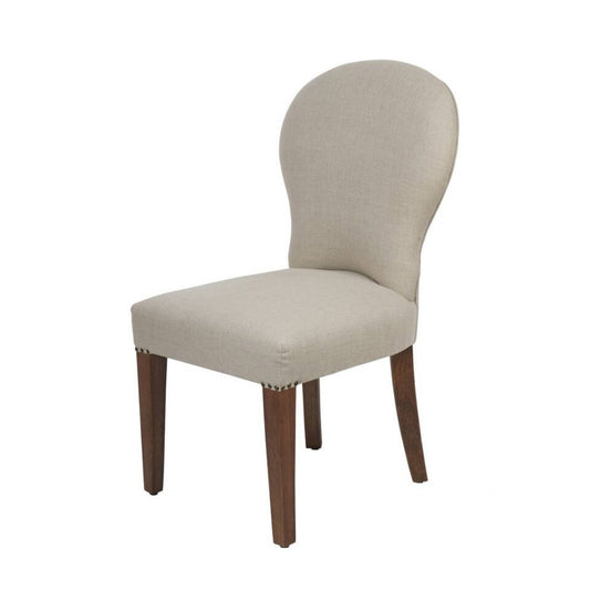 Libra interiors Walker Wooden Upholstered Dining Chair