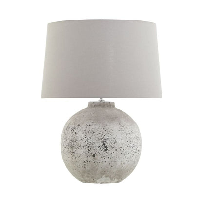 Hill Interiors Tiber Large Stone Ceramic Lamp