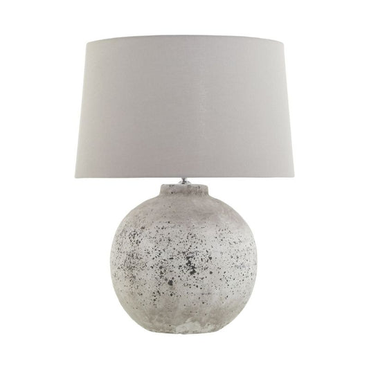 Hill Interiors Tiber Large Stone Ceramic Lamp