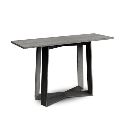 Gillmore Cadiz Large Natural Black Oak Console Table