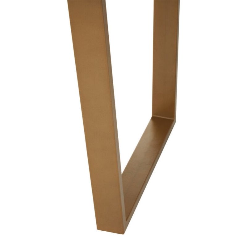 Gold leg of dining table