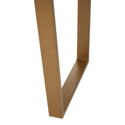 Gold leg of dining table